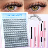 Diy Cluster Lash Kits 9-12mm Natural Individual Lash Daily Eye Makeup
