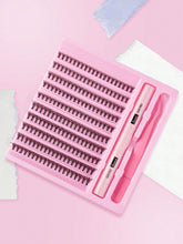 30d 40d 50d Segment Diy Cluster Lashes Extensions Kit Private Label Individual Mix D Curl 8-15mm Faux Mink Fan Eyelashes