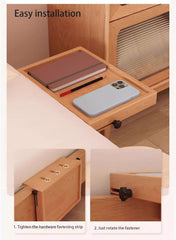 Simple Wall-mounted Foldable Bedside Table to Replace The Bedside Table for Storage Racks And Water Cups