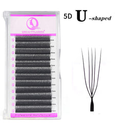 Lashbeautypro U-Shaped 5D W Premade Fans Lashes Premium Volume Eyelash Extensions