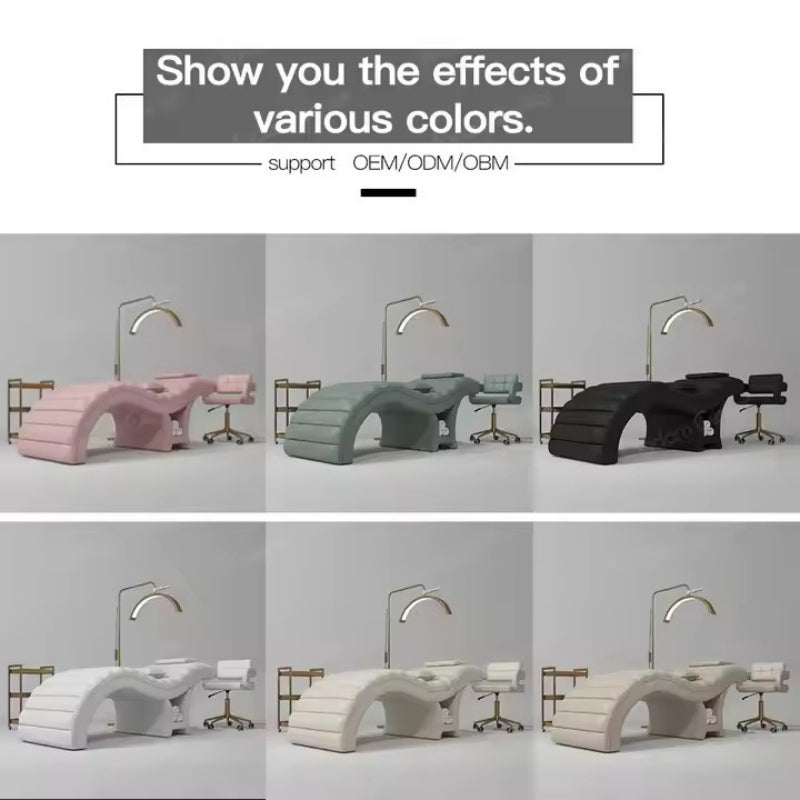 Best Curved Beauty Bed Wholesale Lash Salon Beds