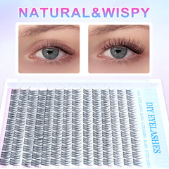 Diy Cluster Lash Kits 9-12mm Natural Individual Lash Daily Eye Makeup