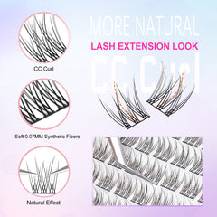 Diy Cluster Lash Kits 9-12mm Natural Individual Lash Daily Eye Makeup