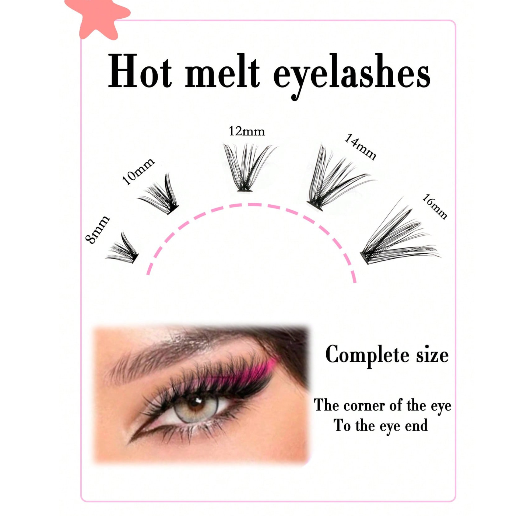 30d 40d 50d Segment Diy Cluster Lashes Extensions Kit Private Label Individual Mix D Curl 8-15mm Faux Mink Fan Eyelashes