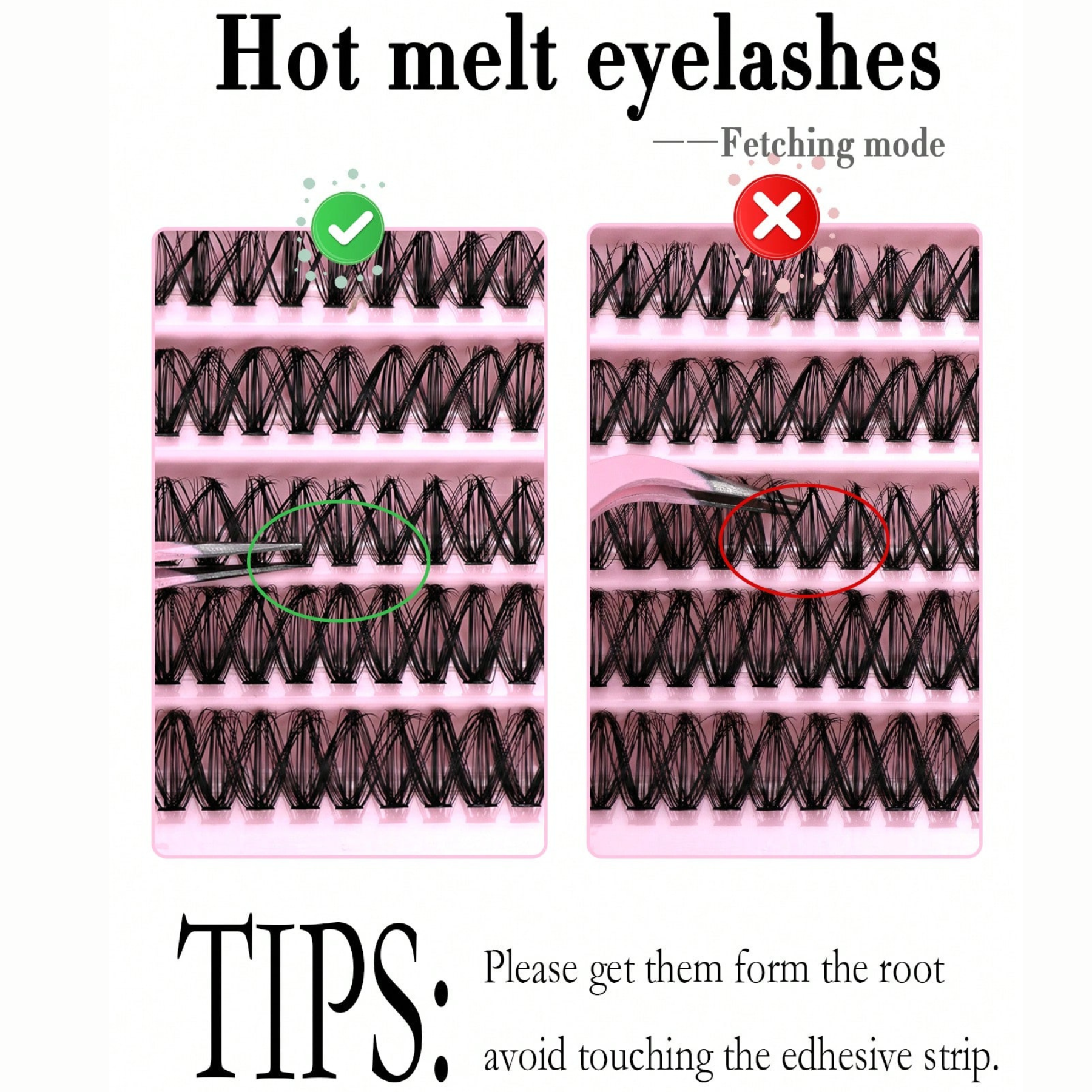 30d 40d 50d Segment Diy Cluster Lashes Extensions Kit Private Label Individual Mix D Curl 8-15mm Faux Mink Fan Eyelashes