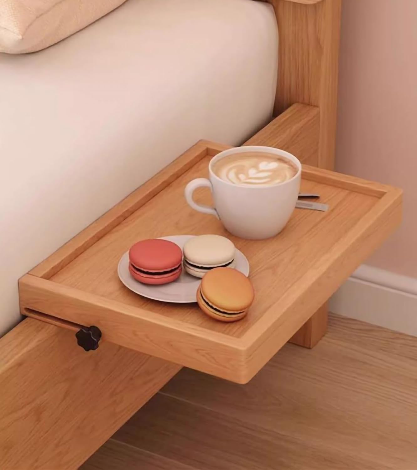 Bed Rack Table Simple Wall-mounted Foldable Bedside Table to Replace The Bedside Tabl ...