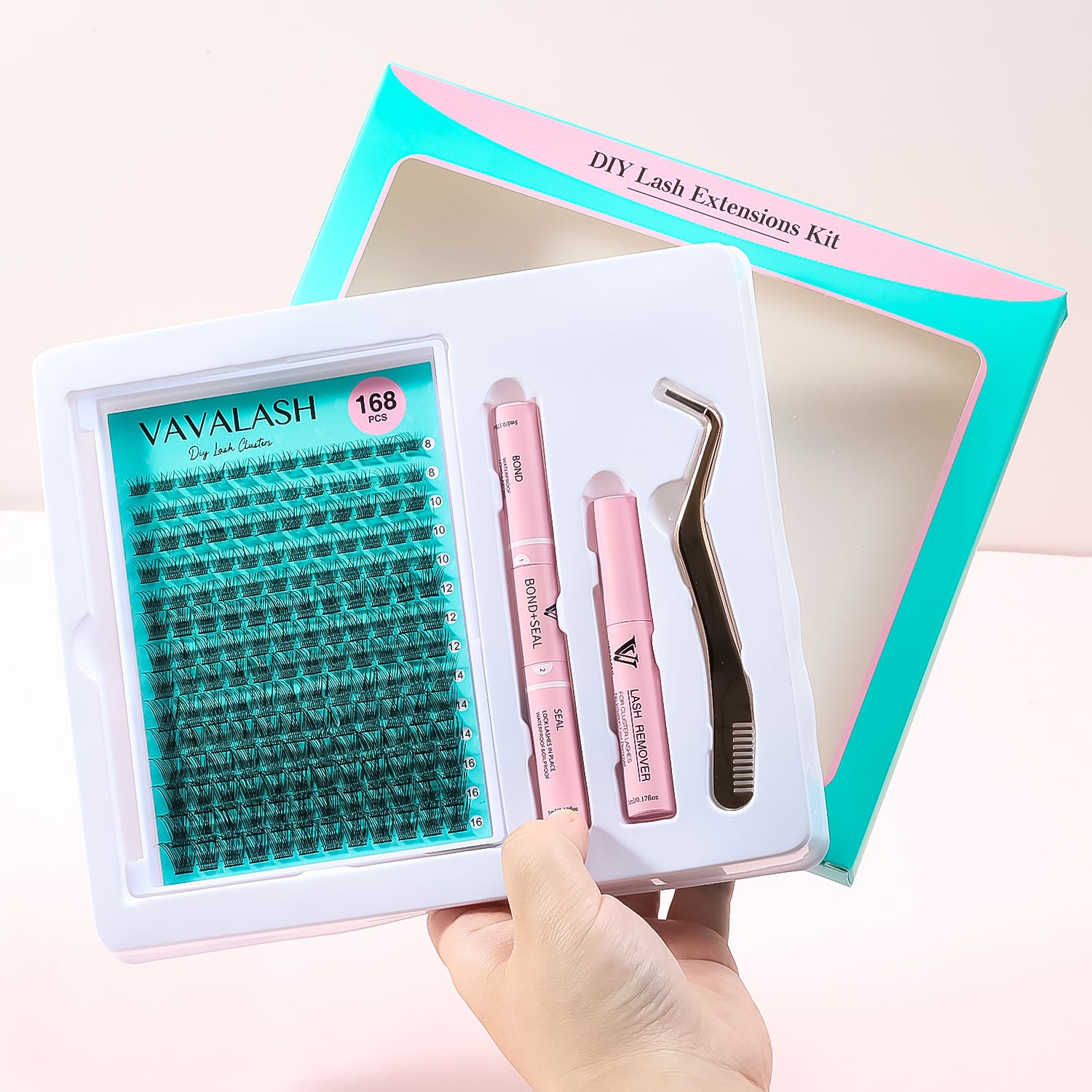 Hot Sale Lashbeautypro Custom Private Label Diy Cluster Lash Extension Kits