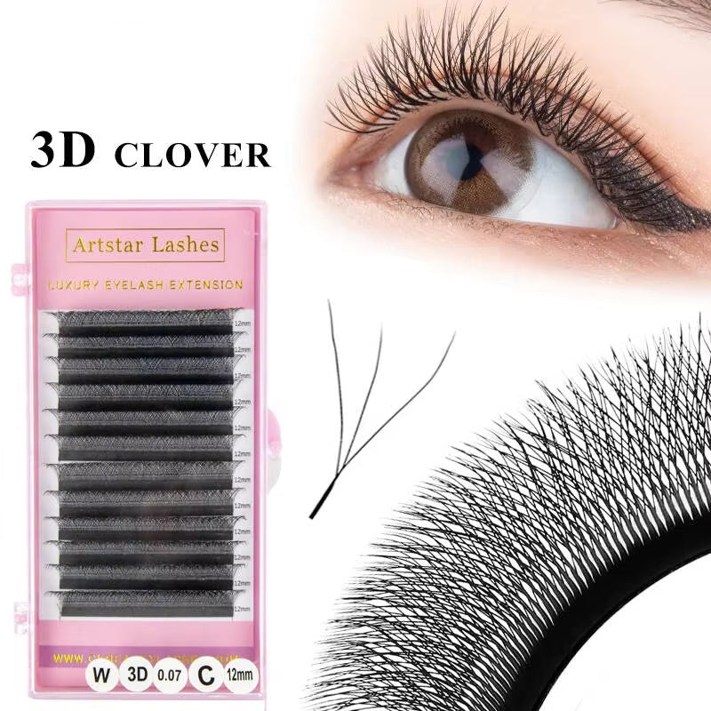 Best 3d W Lashes Wholesale W-type Volume Wispy Eyelash Extensions