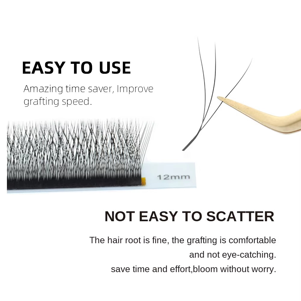 Best 3d W Lashes Wholesale W-type Volume Wispy Eyelash Extensions