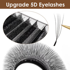 Lashbeautypro U-Shaped 5D W Premade Fans Lashes Premium Volume Eyelash Extensions