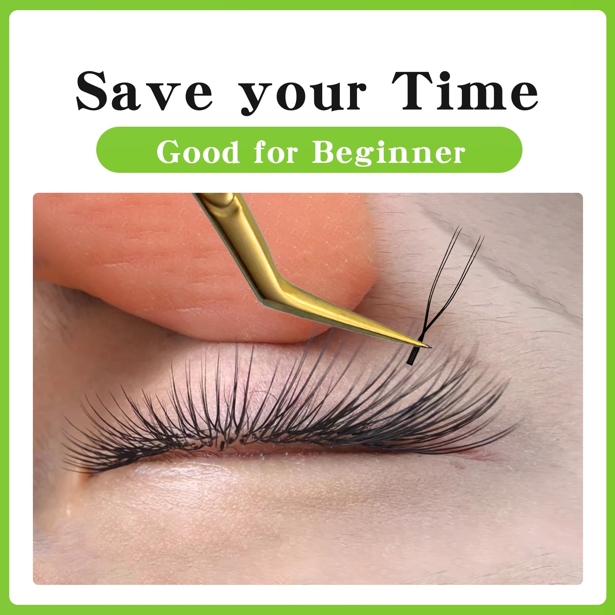 Lashbeautypro U-Shaped 5D W Premade Fans Lashes Premium Volume Eyelash Extensions