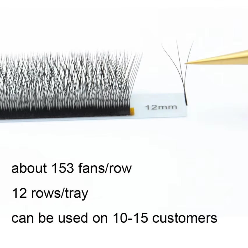 Best 3d W Lashes Wholesale W-type Volume Wispy Eyelash Extensions