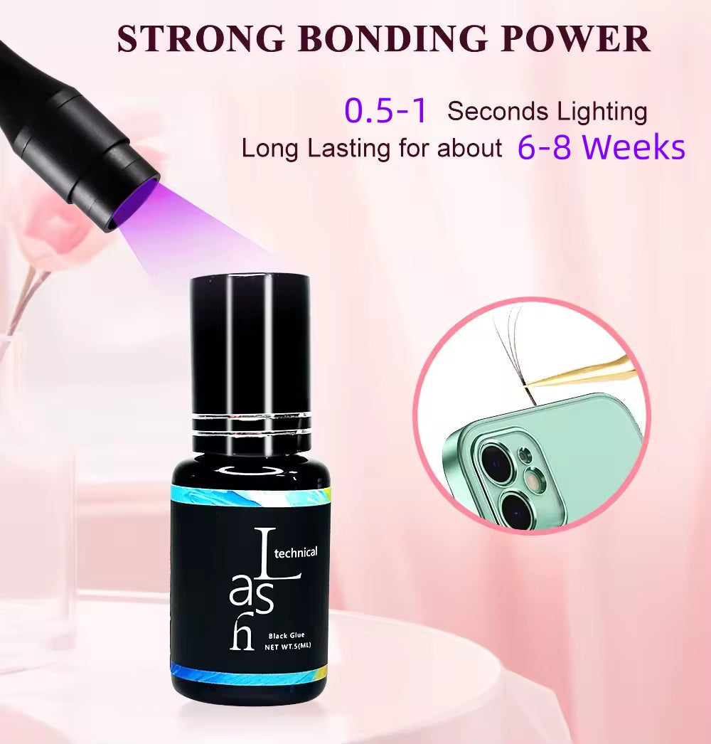 Lashbeautypro Starlash UV LED Lash Extension Glue Sensitive Non-toxic Waterproof UV Light Adhesive
