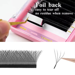 4D W Type Volume Lash Extension Individual Professional Eyelash Extensions