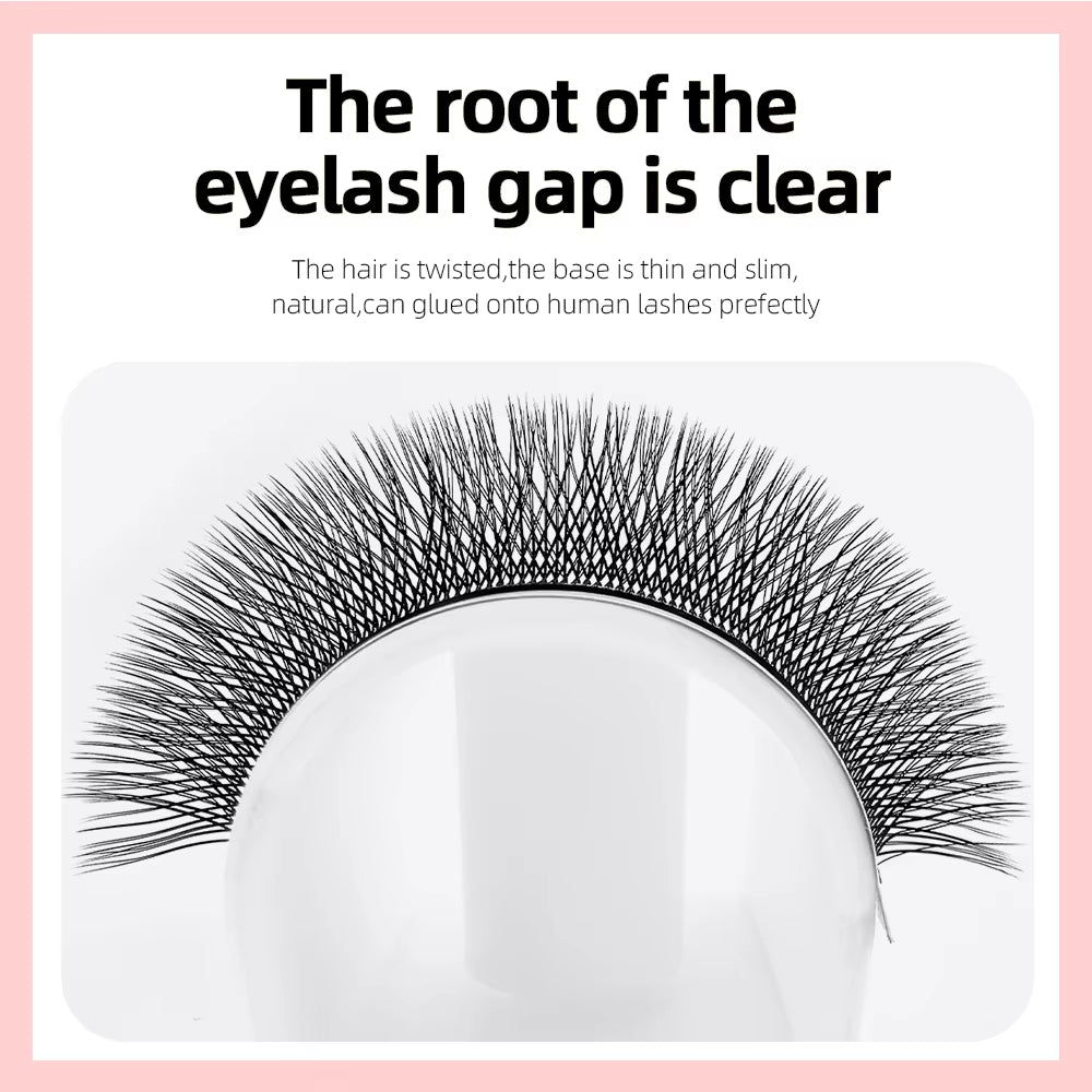 Lashbeautypro 2D Y-type Wispy Lashes Two Tip Premade Fans YY Eyelash