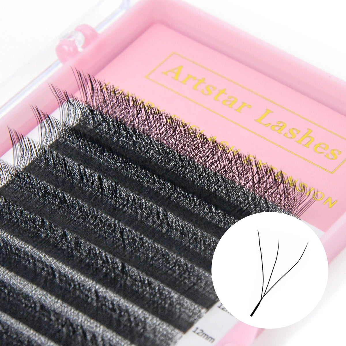 Best 3d W Lashes Wholesale W-type Volume Wispy Eyelash Extensions