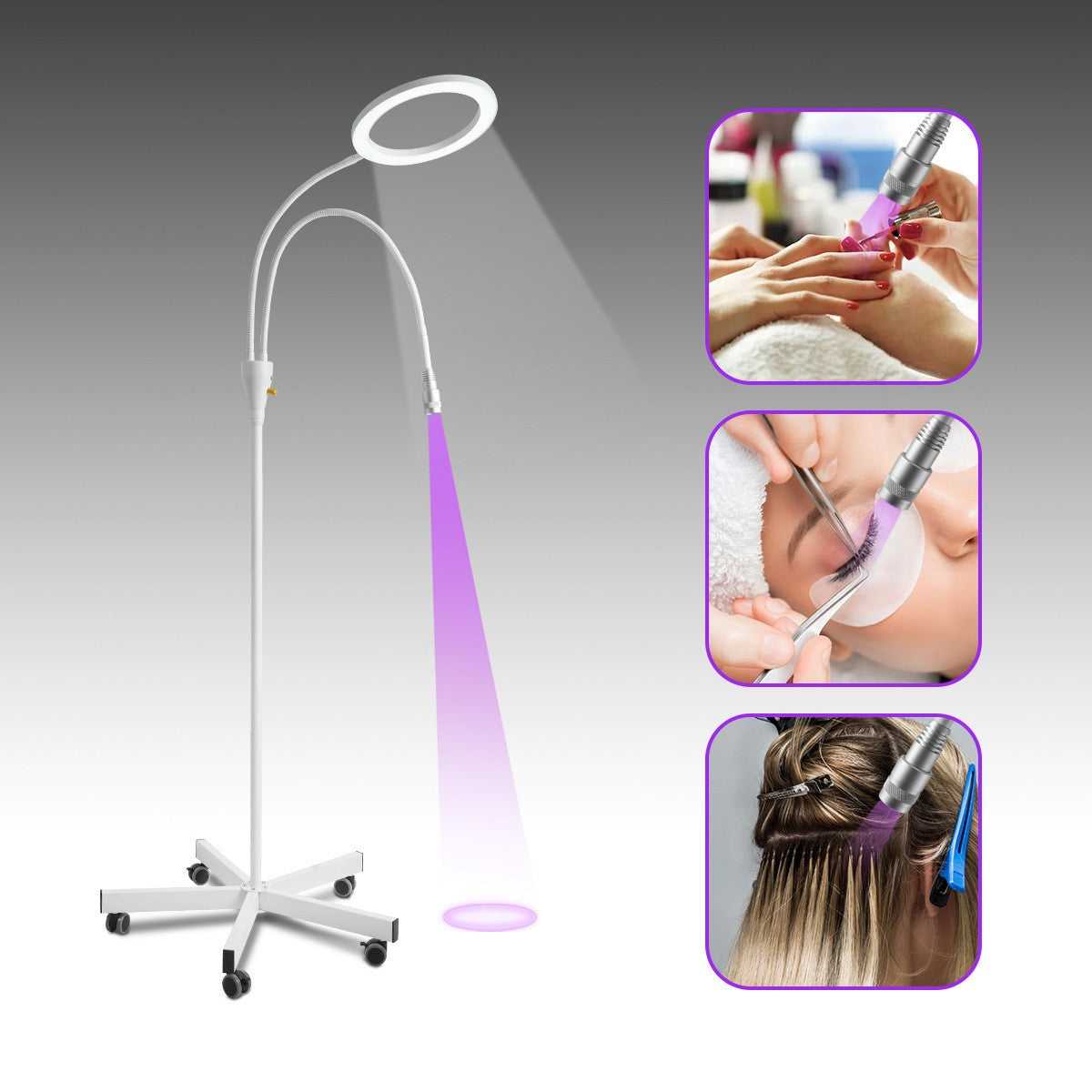 Wholesale New 2 in 1 Uv Led Lash Lamp